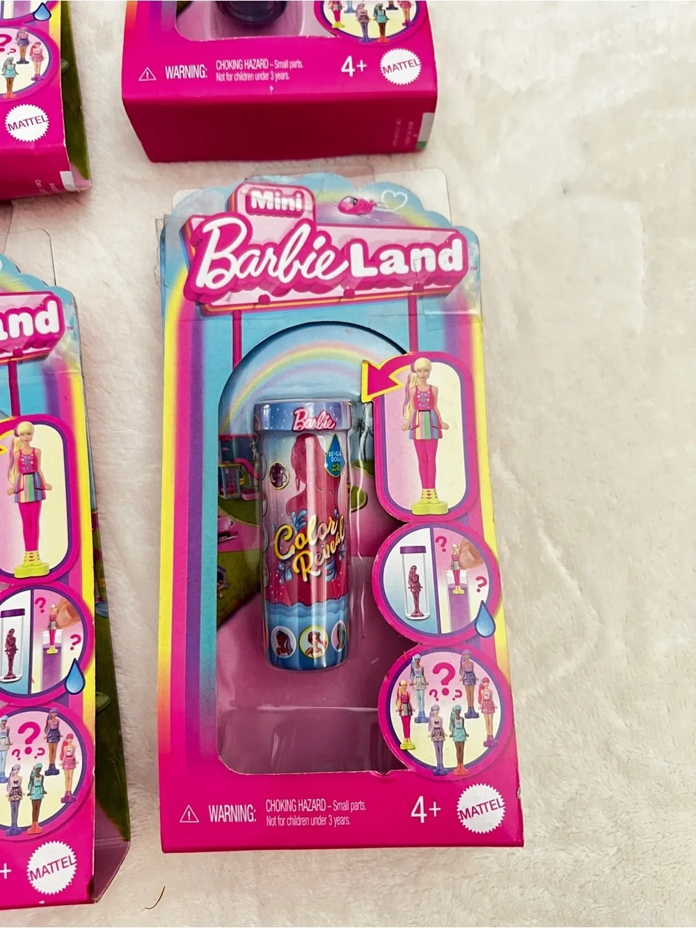 Lot of 6 Barbie Mini BarbieLand Color Reveal 1.5